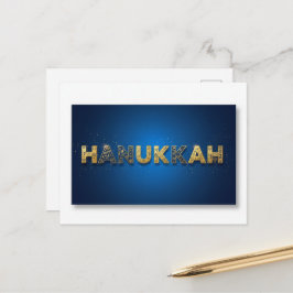 Cartão postal das Luzes de Hanukkah