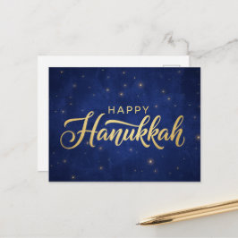 Cartão postal das Luzes de Hanukkah