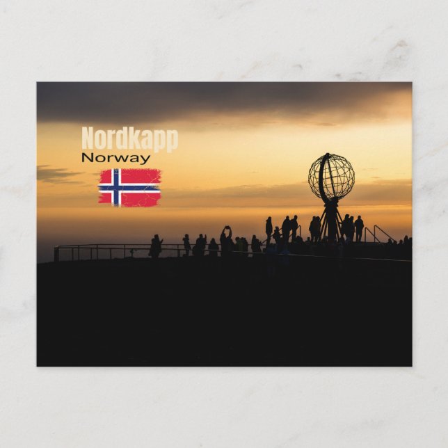 Cartão Postal Das magische Nordkapp (Frente)