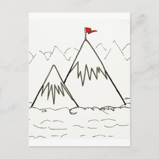 Cartão postal das montanhas (Frente)