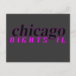 Cartão postal das Noites de Chicago