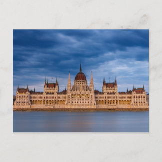 Cartão Postal Das Parlamentsgebäude in Budapest an der Donau Pos