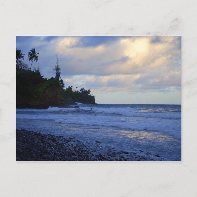 Cartão postal das Surfistas Havaianas Sunset (Frente)