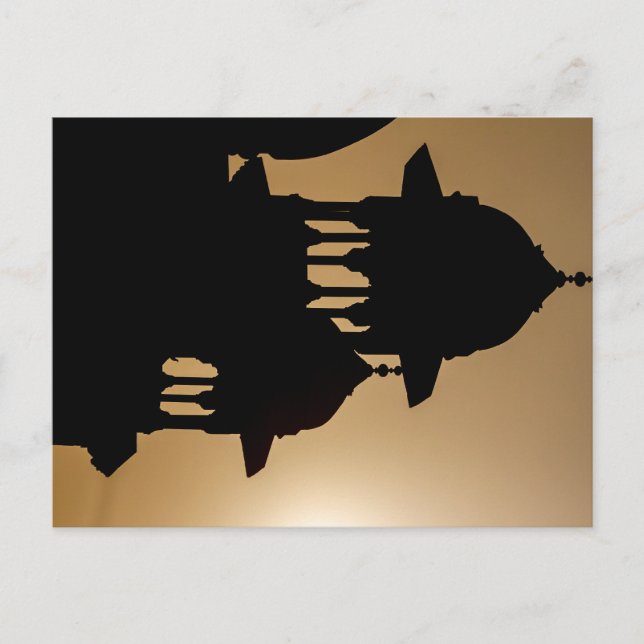 Cartão Postal Das Taj Mahal in Indien (Frente)