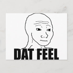 Cartão Postal Dat Feel