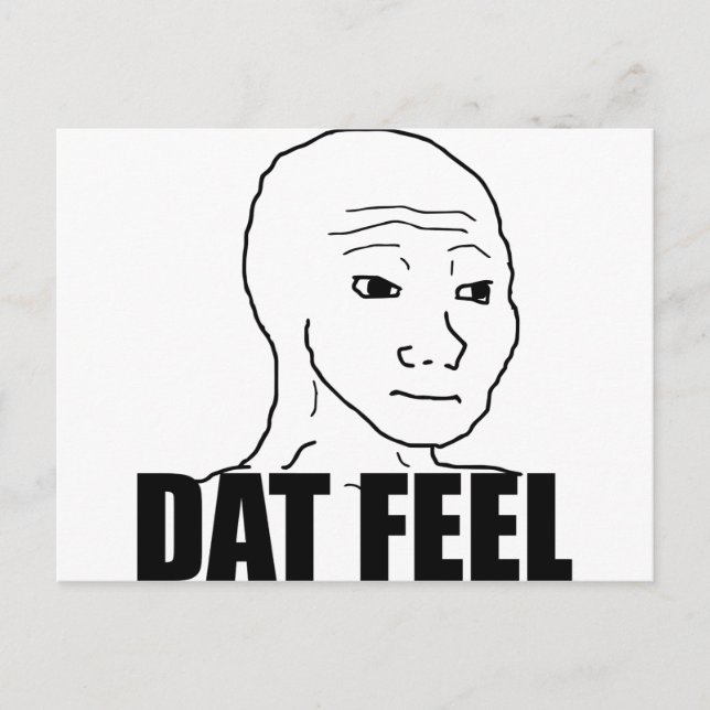 Cartão Postal Dat Feel (Frente)