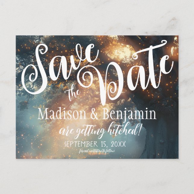 Cartão Postal Data de Salvamento das Luzes Láteas de Carvalho Fl (Frente)