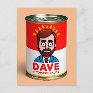 Cartão Postal Dave no molho de tomate