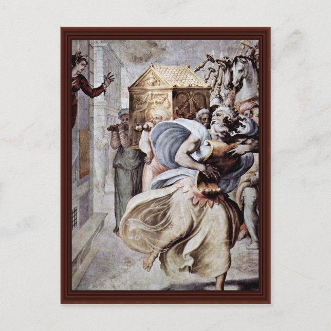 Cartão Postal David Dançando Antes Da Santa Arca (Arca) (Frente)