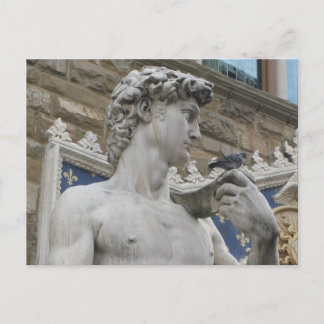 Cartão Postal David de Michelangelo, Florença Itália