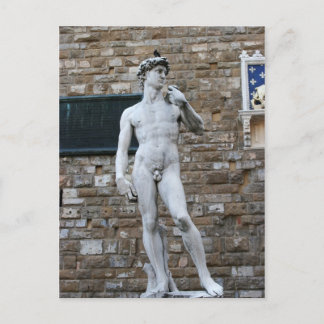 Cartão Postal David de Michelanglo