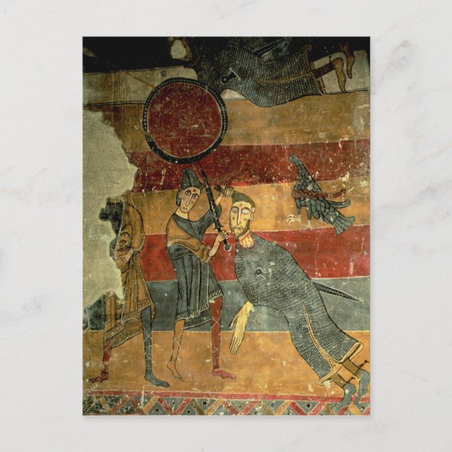 Cartão Postal David e Golias, Escola Catalã (Frente)