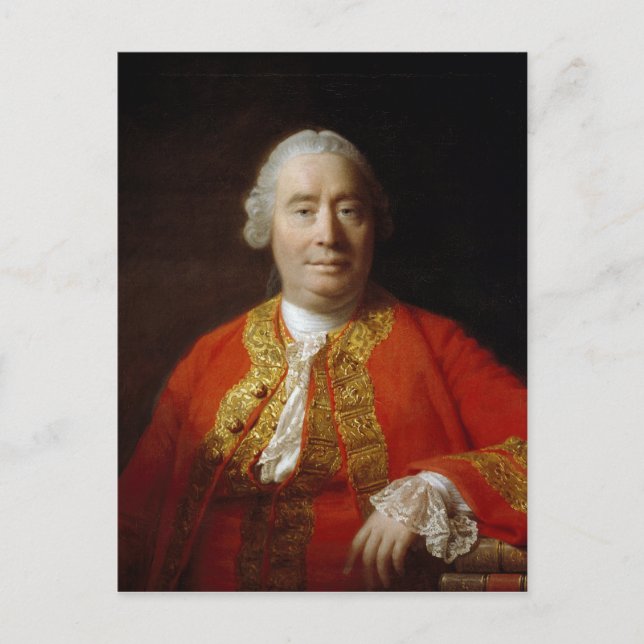Cartão Postal David Hume de Allan Ramsay (1766) (Frente)