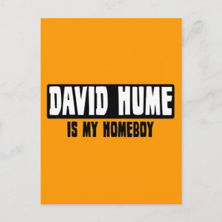 Cartão Postal David Hume é meu Ficar em casa