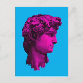 Cartão Postal David Michelangelo Fuchsia