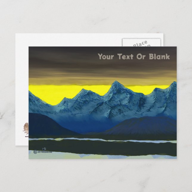 Cartão Postal Dawn Amarelo Norte (Frente/Verso)