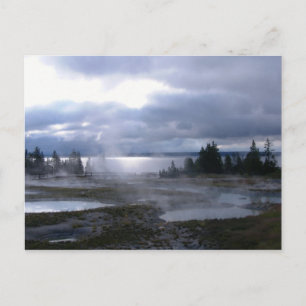 Cartão Postal Dawn em Yellowstone