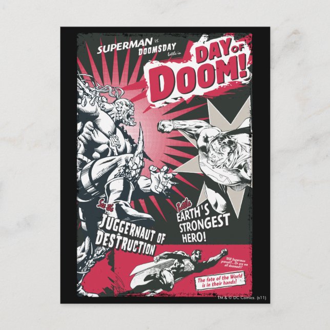 Cartão Postal Day of Doom Comic (Frente)