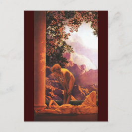 Cartão Postal Daybreak, Maxfield Parrish Fine Art