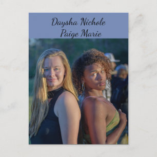Cartão Postal Daysha Nichole & Paige Marie, cartão-postal