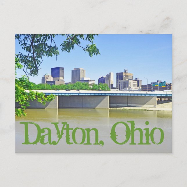 Cartão Postal Dayton, Ohio, EUA (Frente)