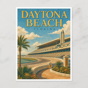 Cartão Postal Daytona Beach Florida Speedway GeoSaga