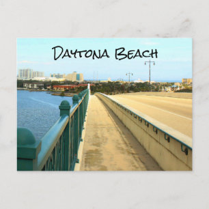 Cartão Postal Daytona Beach, Halifax River, Ponte Broadway