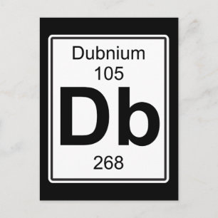 Cartão Postal Db - Dubnium