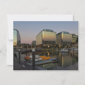 Cartão Postal DC Waterfront em Dusk, Washington, DC