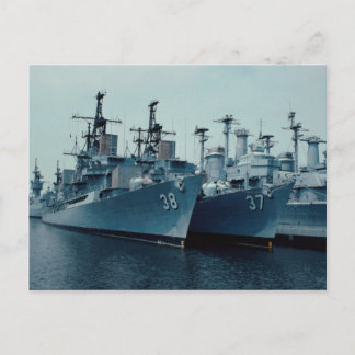 Cartão Postal DDG 37 Farragut, DDG 38 Luce, Reserva Filadélfia