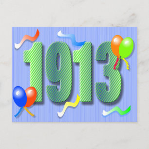 Cartão postal de 150 de aniversário de 1913