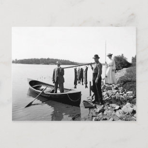 Cartão postal de 1903 das Montanhas Adirondack