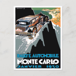 Cartão postal de 1930, Monte Carlo
