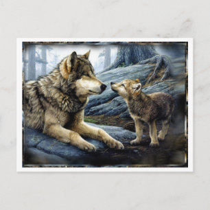 Cartão postal de 2 Lobos