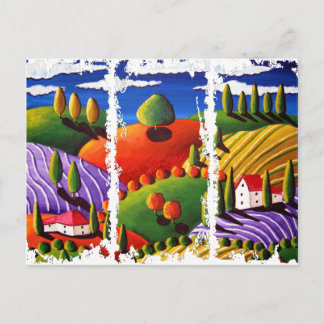 Cartão postal de 3 caixas sujas