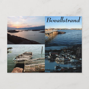 Cartão postal de 4 imagens para Bovallstrand