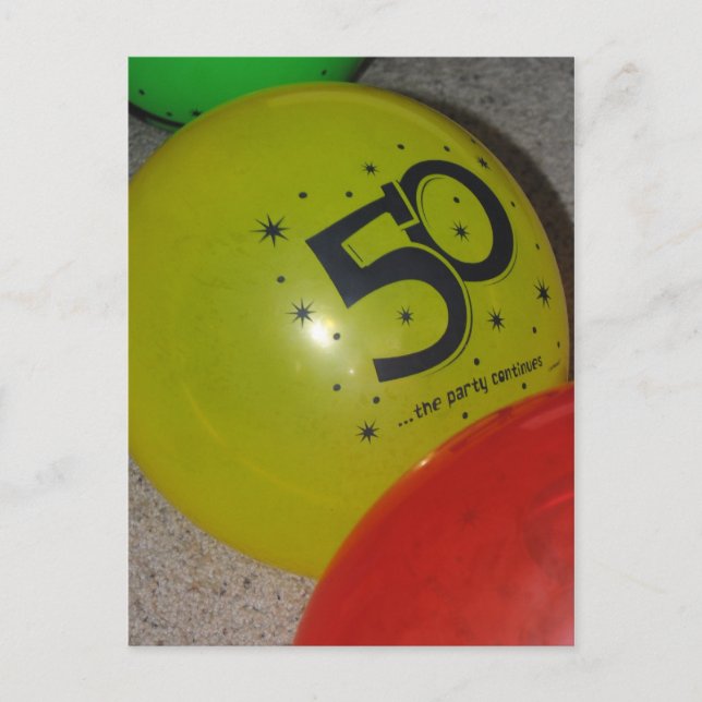 Cartão postal de 50.o aniversário (Frente)