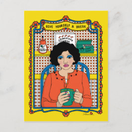 Cartão Postal Dê a si mesmo um Break_B_ Postcard