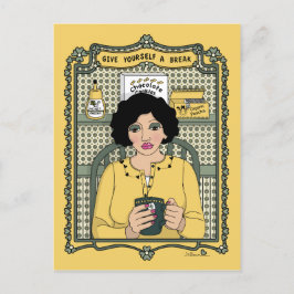 Cartão Postal Dê a si mesmo um Break_C_ Postcard