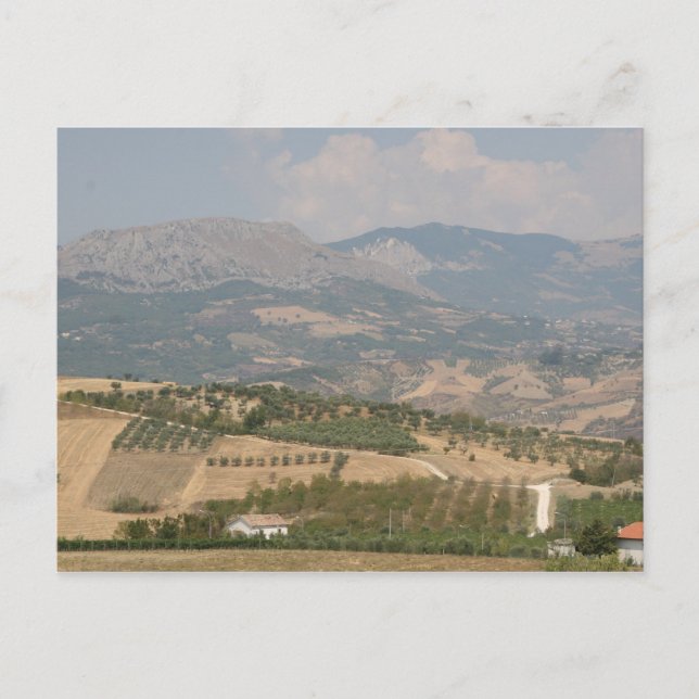 Cartão Postal de Abruzzi (Frente)