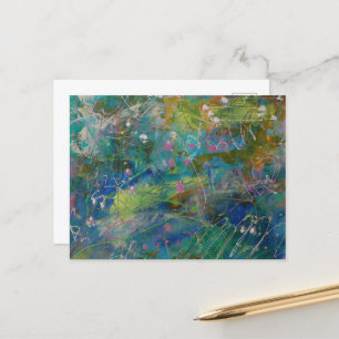 Cartão postal de Abstrato de arte fina