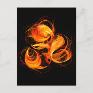 Cartão postal de Abstrato de Fireball