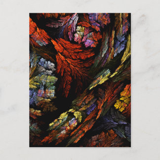 Cartão postal de Abstrato de Harmonia de Cor