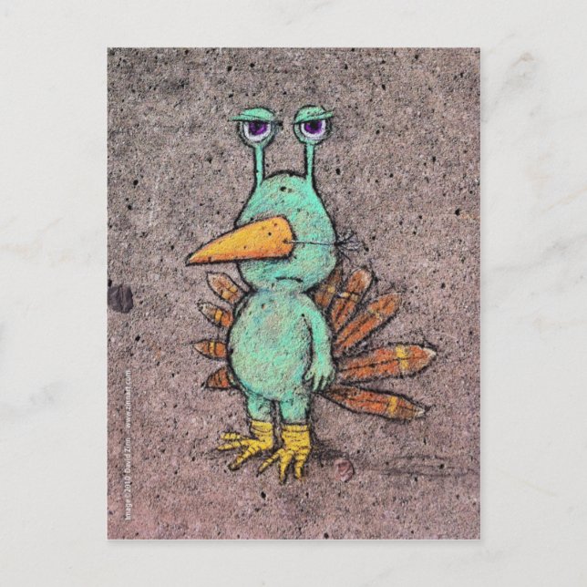 cartão postal de ação de graças (Frente)