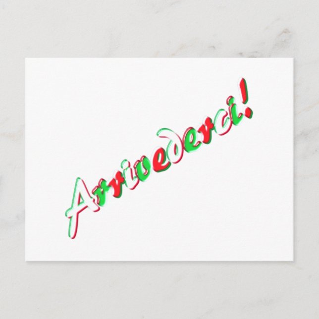 Cartão postal de adeus (Frente)