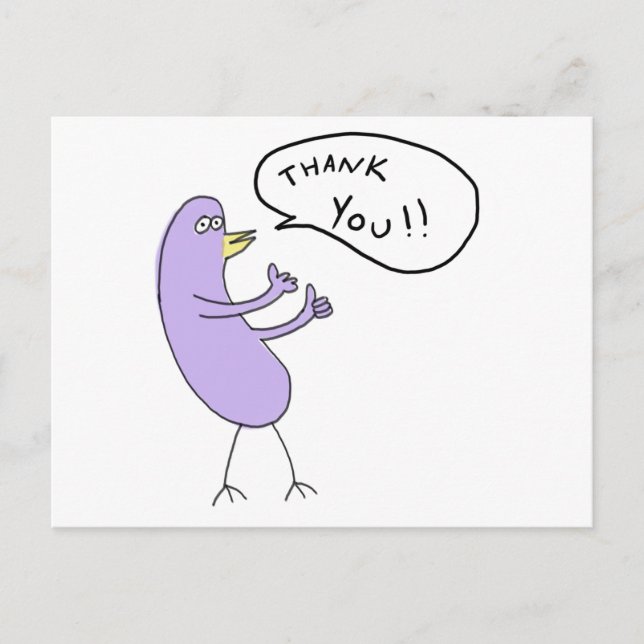 Cartão postal de agradecimento!!! (Frente)