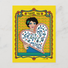 Cartão postal de agradecimento