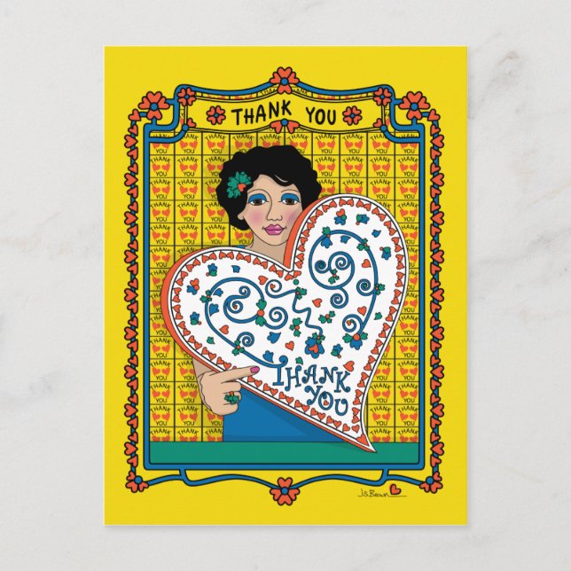 Cartão postal de agradecimento (Frente)