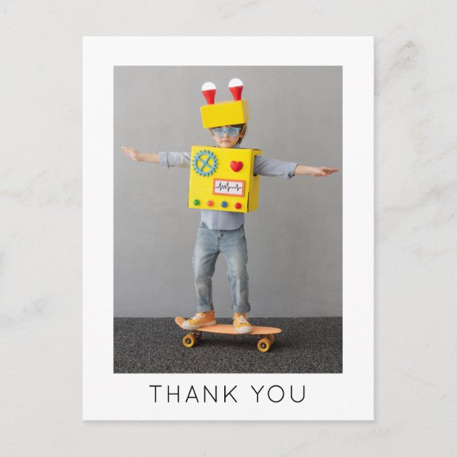 Cartão postal de agradecimento de aniversário infa (Frente)