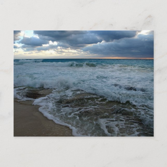 cartão postal de águas ásperas (Frente)